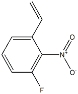 1-ethenyl-3-fluoro-2-nitrobenzene 结构式