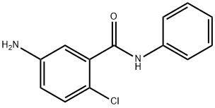 5-氨基-2-氯-N-苯基苯甲酰胺 结构式