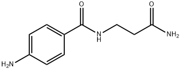 3-[(4-氨基苯基)甲酰氨基]丙酰胺 结构式