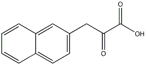 3-(萘-2-基)-2-氧代丙酸 结构式