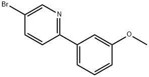 5-溴-2-(3-甲氧基苯基)吡啶 结构式