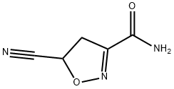 5-氰基-4,5-二氢-3-异噁唑甲酰胺 结构式