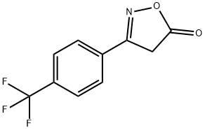 3-(4-trifluoromethylphenyl)isoxazol-5(4H)-one 结构式