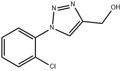 1-(2-氯苯基)-1H-1,2,3-三唑-4-基]甲醇 结构式