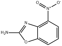 2-氨基-4-硝基苯并噁唑 结构式