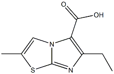 6-乙基-2-甲基咪唑并[2,1-B]噻唑-5-羧酸 结构式