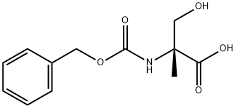 (2R)-2-{[(benzyloxy)carbonyl]amino}-3-hydroxy-2-methylpropanoic acid 结构式