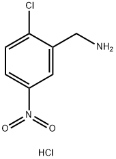 (2-氯-5-硝基苯基)甲胺盐酸盐 结构式