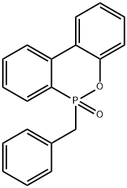 10-苯甲基-9-氧杂-10-磷 杂菲-10-氧化物 结构式
