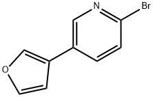 2-Bromo-5-(3-furyl)pyridine 结构式