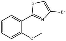 4-Bromo-2-(2-methoxyphenyl)thiazole 结构式