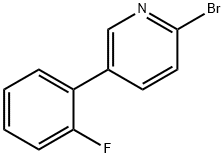 2-Bromo-5-(2-fluorophenyl)pyridine 结构式