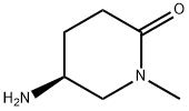 (S)-5-氨基-1-甲基哌啶-2-酮 结构式