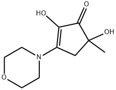 2,5-二羟基-5-甲基-3-(4-吗啉基)-2-环戊烯-1-酮 结构式