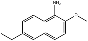 6-ethyl-2-Methoxynaphthalen-1-aMine 结构式