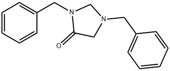 4-Imidazolidinone, 1,3-bis(phenylmethyl)- 结构式