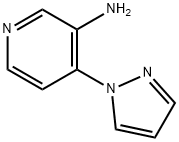 4-(1H-吡唑-1-基)吡啶-3-胺 结构式