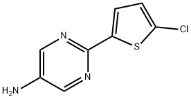 2-(5-chlorothiophen-2-yl)pyrimidin-5-amine 结构式