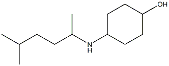 4-((5-甲基己-2-基)氨基)环己-1-醇 结构式