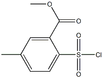 methyl 2-(chlorosulfonyl)-5-methylbenzoate 结构式