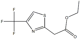 2-(4-(三氟甲基)噻唑-2-基)乙酸乙酯 结构式