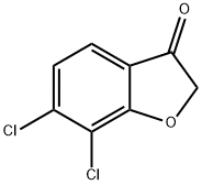 6,7-dichloro-2,3-dihydro-1-benzofuran-3-one 结构式