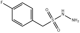 (4-氟苯基)甲磺酰肼 结构式