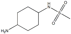 N-(4-aminocyclohexyl)methanesulfonamide 结构式