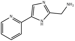 (5-(吡啶-2-基)-1H-咪唑-2-基)甲胺 结构式