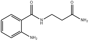 3-[(2-氨基苯基)甲酰氨基]丙酰胺 结构式