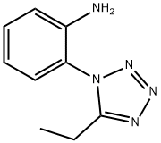 2-(5-乙基-1H-1,2,3,4-四唑-1-基)苯胺 结构式