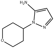 1-(四氢-2H-吡喃-4-基)-1H-吡唑-5-胺 结构式