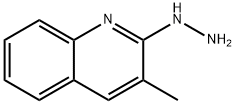 2-肼基-3-甲基喹啉 结构式