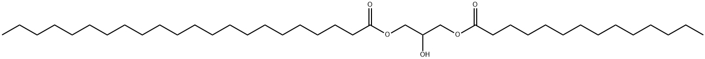 1-Myristoyl-3-Docosanoyl-rac-glycerol 结构式