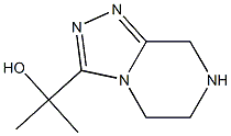 2-(5,6,7,8-四氢-[1,2,4]三唑并[4,3-A]吡嗪-3-基)丙-2-醇 结构式