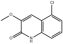 5-氯-3-甲氧基喹啉-2(1H)-酮 结构式