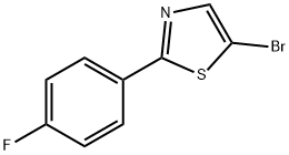 5-Bromo-2-(4-fluorophenyl)thiazole 结构式