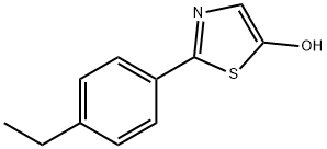 5-Hydroxy-2-(4-ethylphenyl)thiazole 结构式