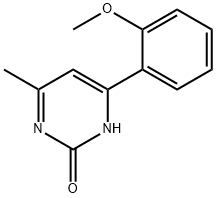 2-Hydroxy-6-(2-methoxyphenyl)-4-methylpyrimidine 结构式