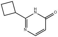 4-Hydroxy-2-(cyclobutyl)pyrimidine 结构式