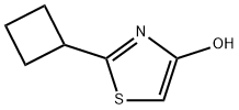 4-Hydroxy-2-cyclobutylthiazole 结构式