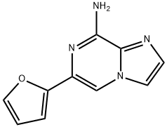 8-Amino-6-(2-furyl)imidazo[1,2-a]pyrazine 结构式