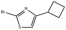 2-溴-4-环丁基噻唑 结构式