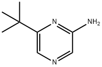 2-Amino-6-(tert-butyl)pyrazine 结构式