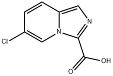 6-氯咪唑并[1,5-A]吡啶-3-甲酸 结构式