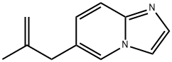 6-(2-甲基-2-烯丙基)咪唑并[1,2-A]吡啶 结构式