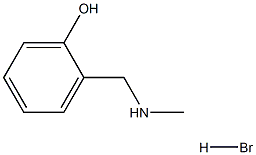 2-[(甲氨基)甲基]苯酚氢溴酸盐 结构式