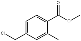 4-(氯甲基)-2-甲基苯甲酸甲酯 结构式