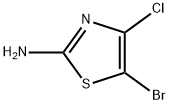 5-溴-4-氯噻唑-2-胺 结构式
