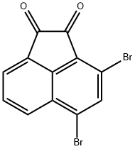 3,5-溴代萘-1,2-二酮 结构式